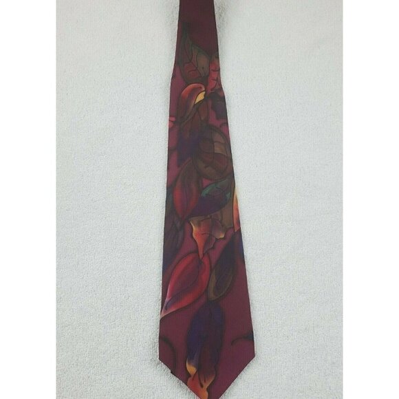 Robert Daskal Hand Painted Necktie - Picture 1 of 4